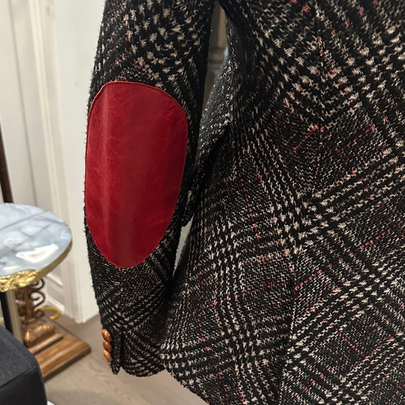 Smythe equestrian Black and White Plaid Blazer - Picture 7 of 15